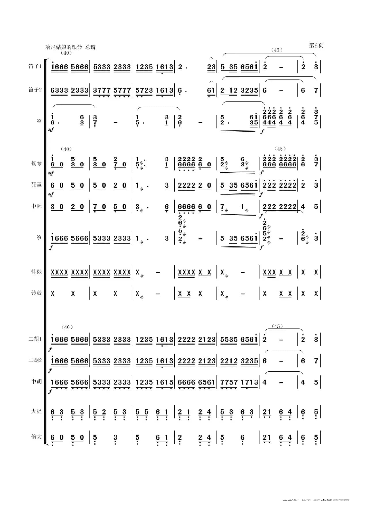 《哈尼姑娘的银铃》