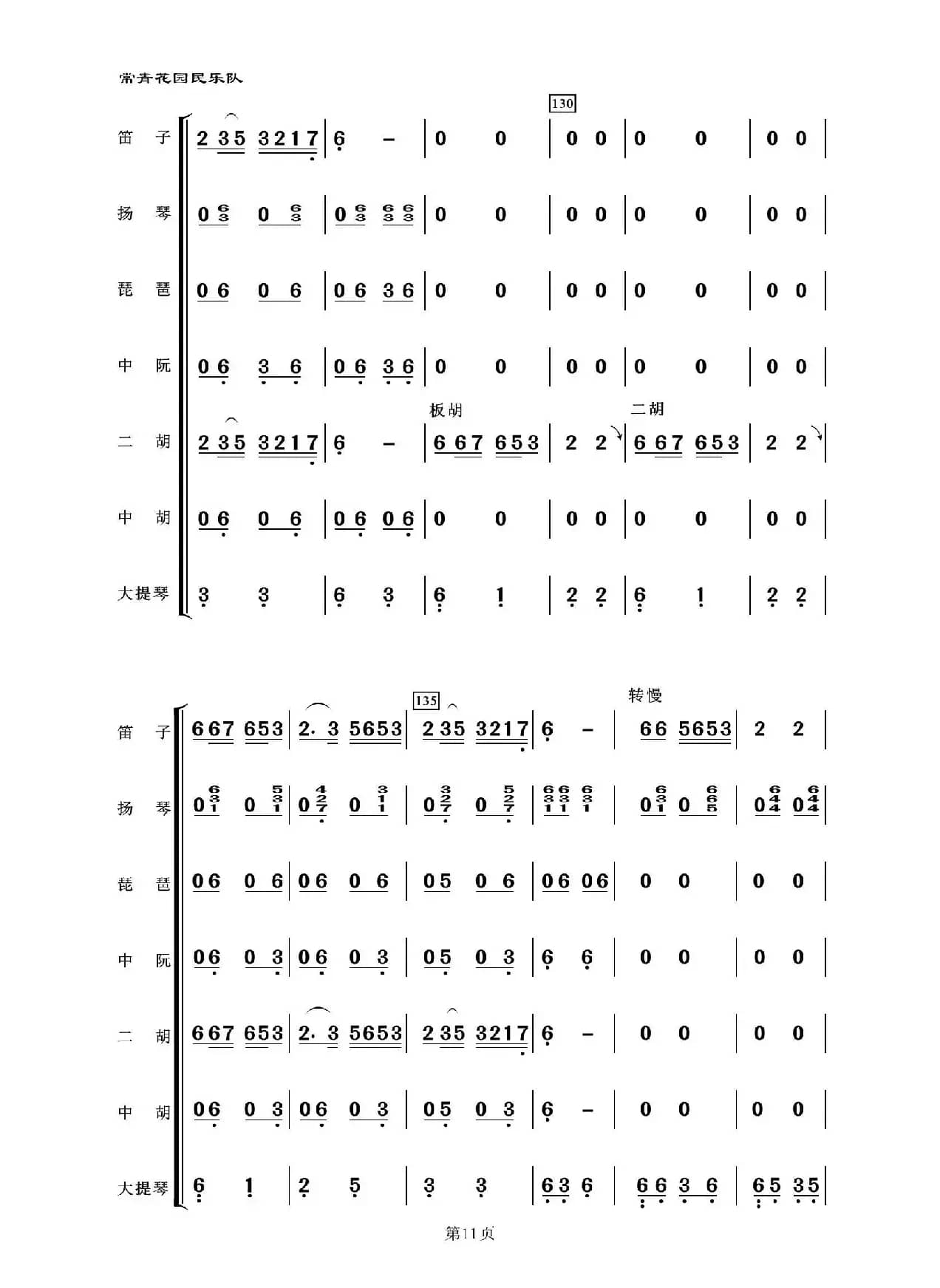 花儿与少年（民乐合奏）