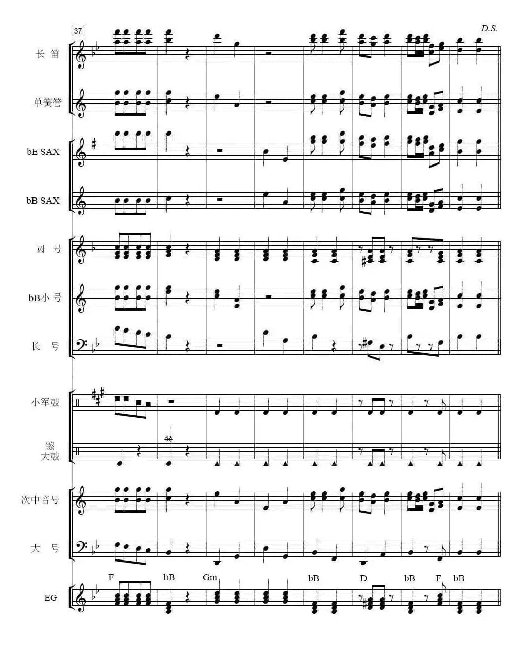 咱们工人有力量(总谱)1-7