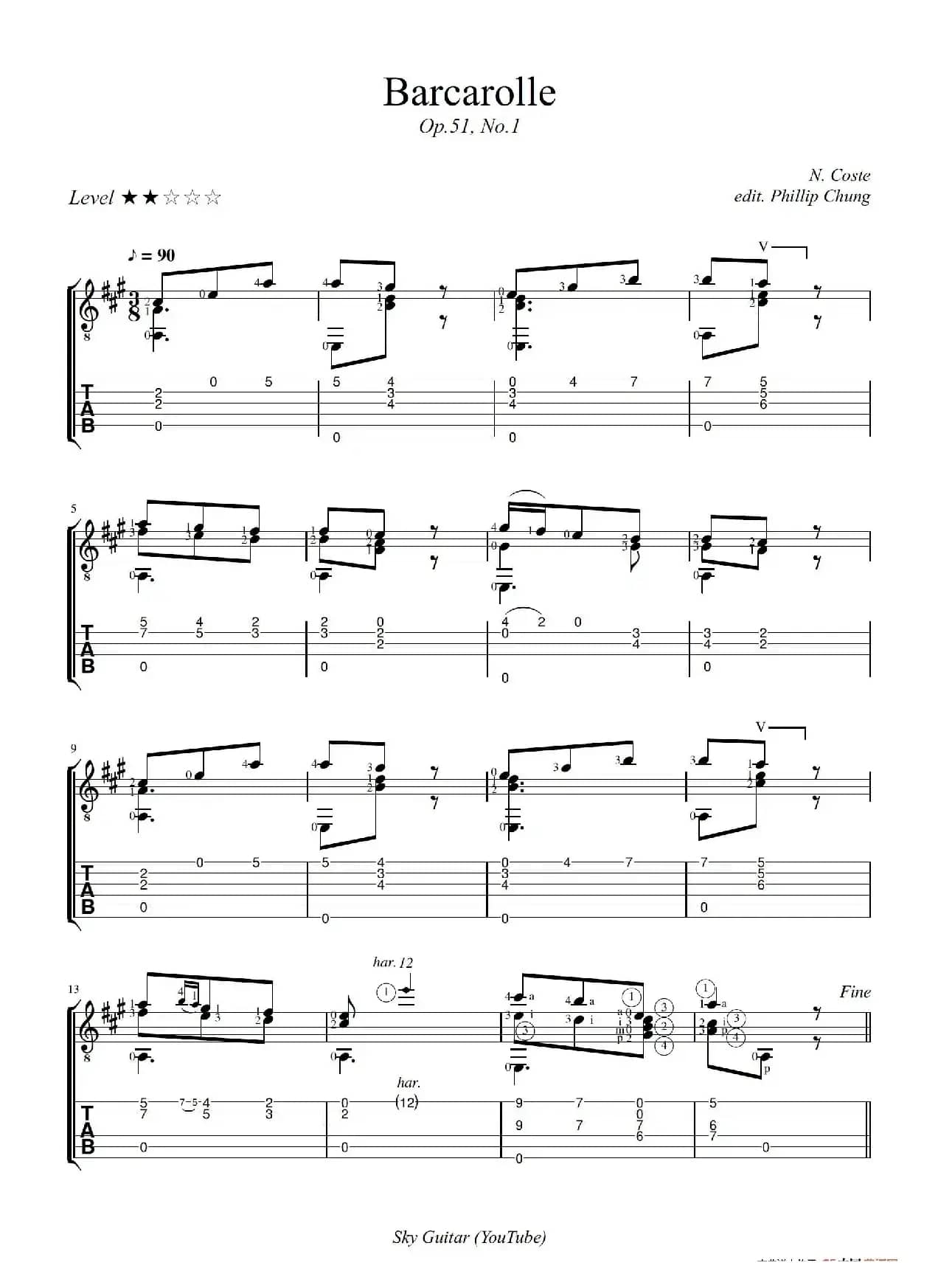 船歌（Barcarolle）