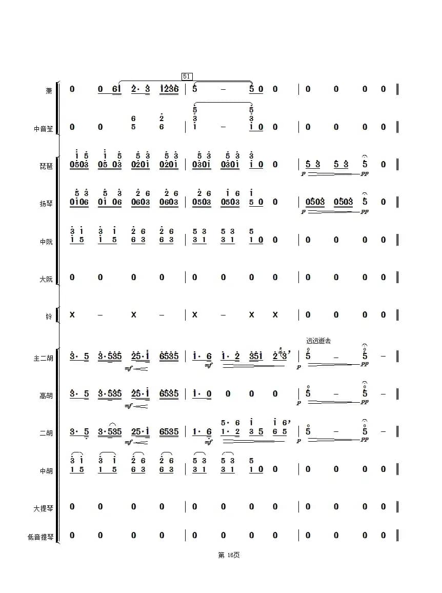 二泉映月（民乐合奏总谱）