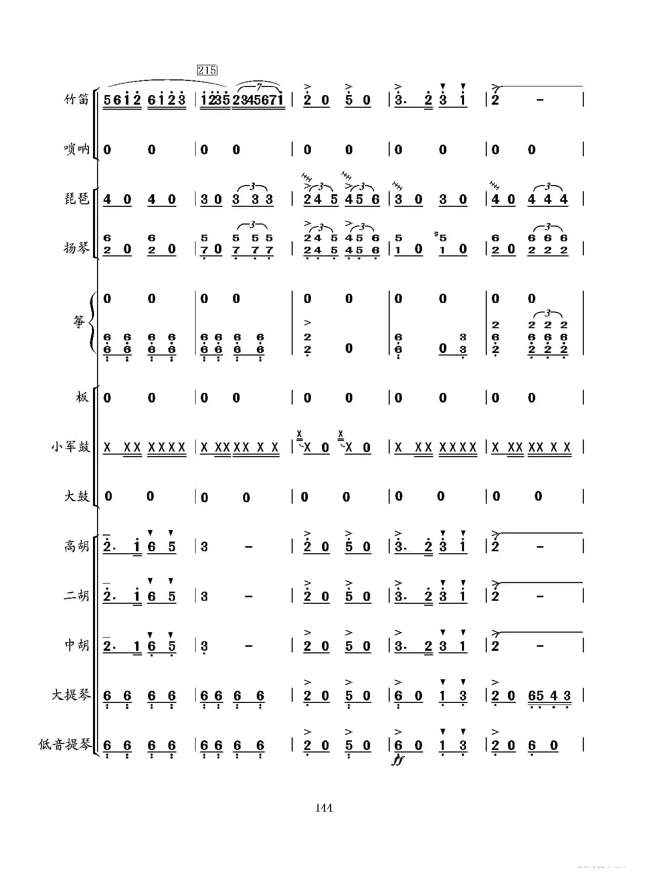 当红军去（民乐小合奏）