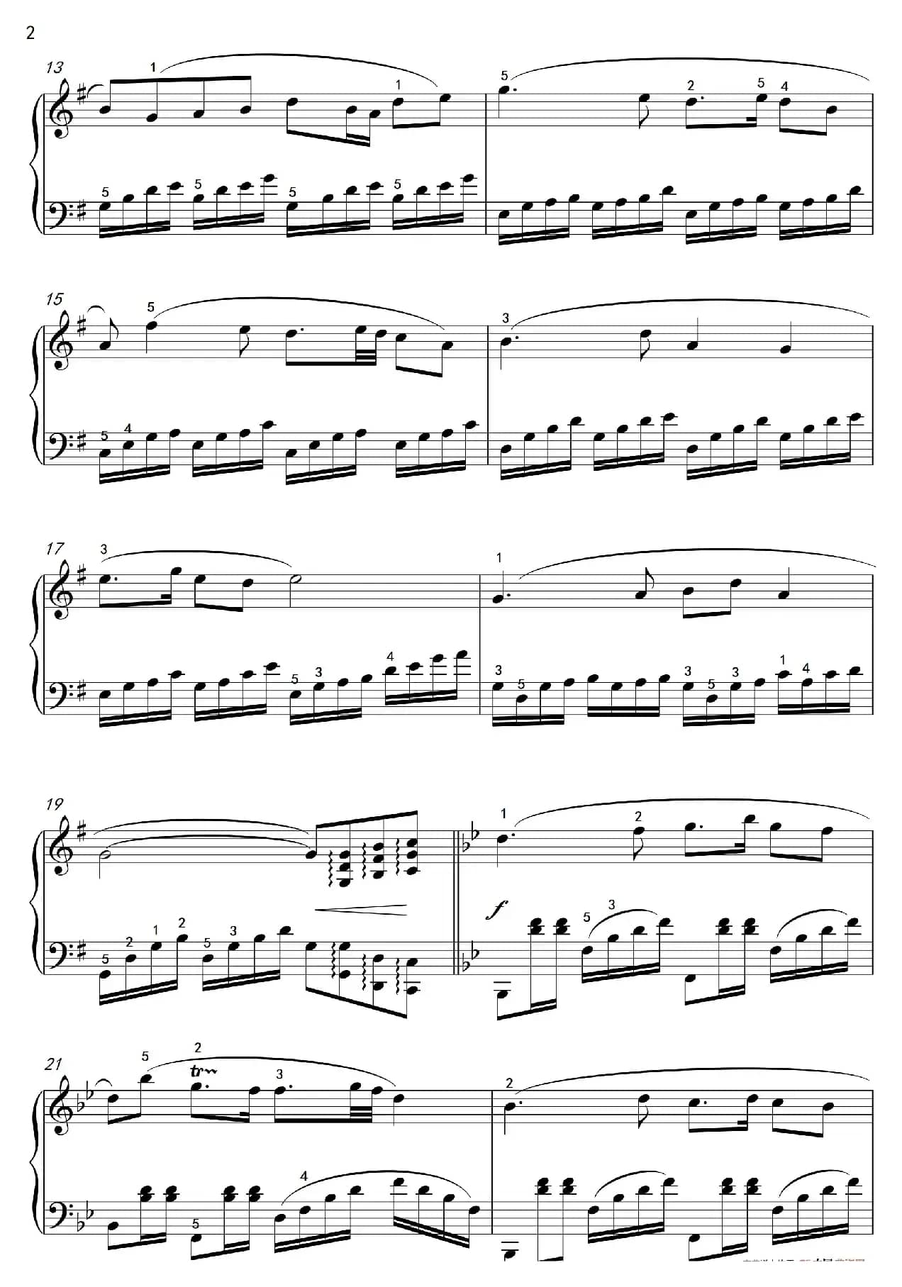 渔舟唱晚（沈建国钢琴版）