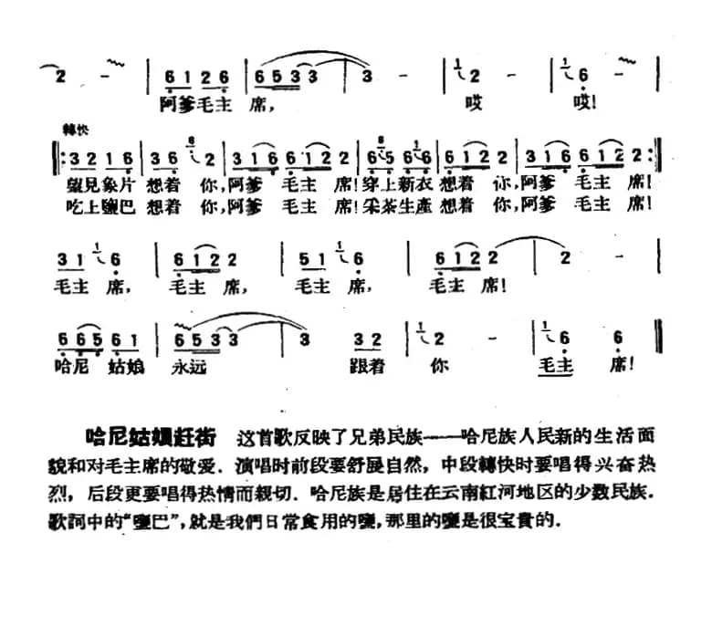哈尼姑娘赶街