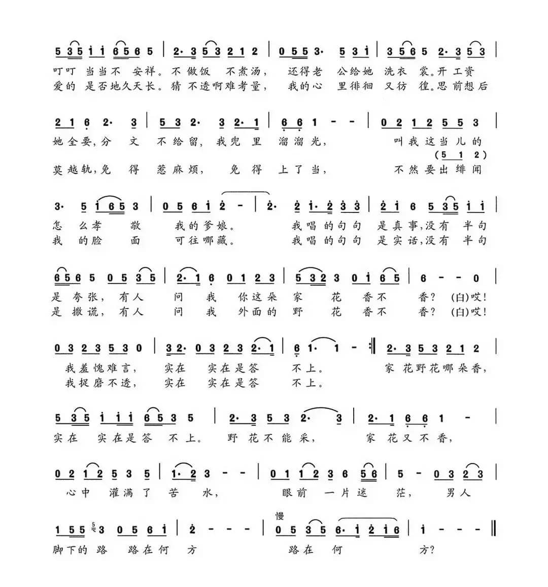 家花野花哪朵香