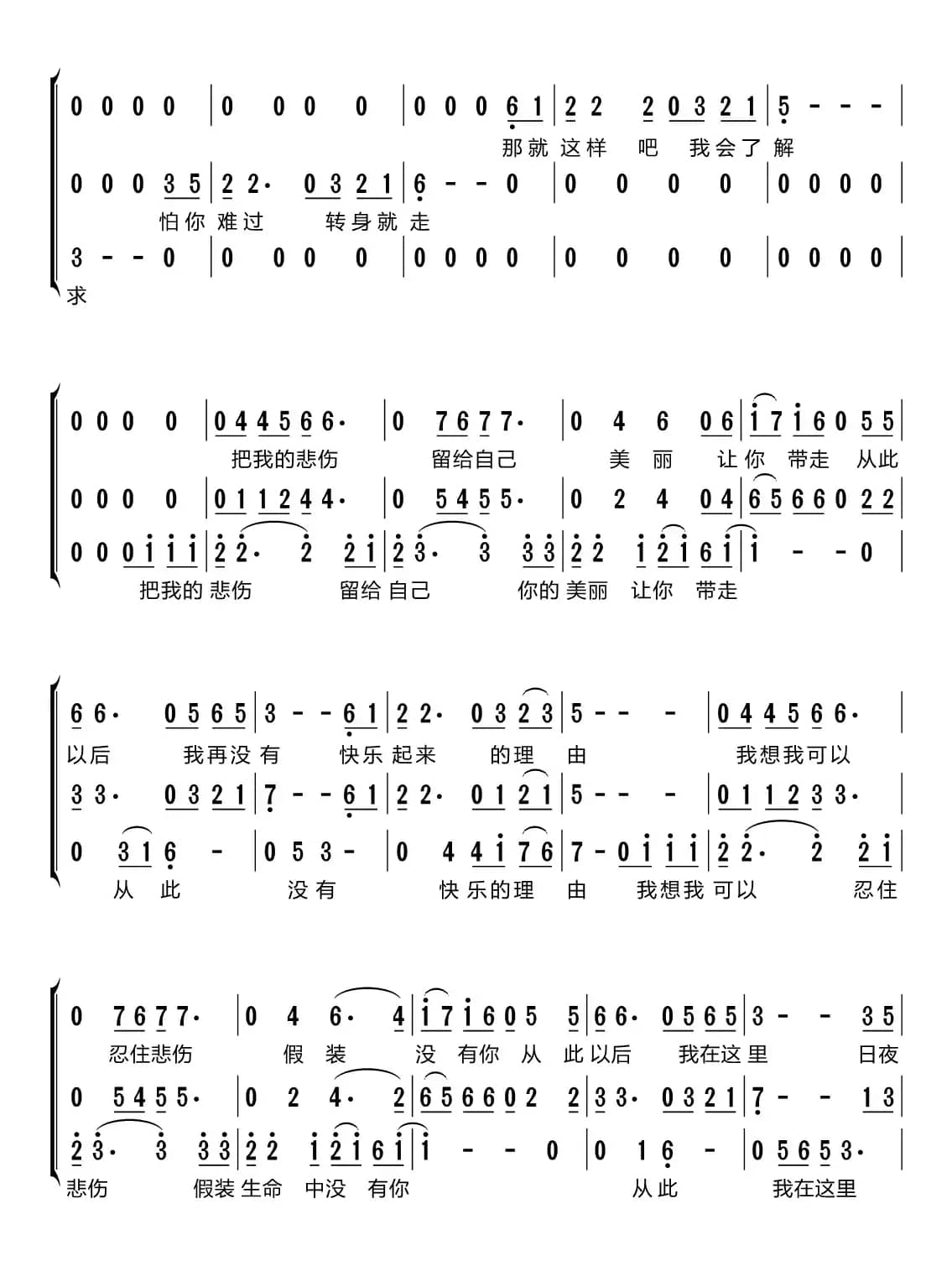 把悲伤留给自己（梦之旅组合）