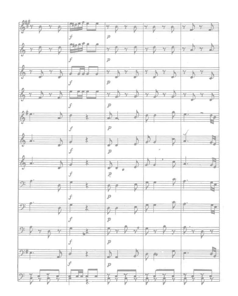 人民解放军进行曲(总谱)