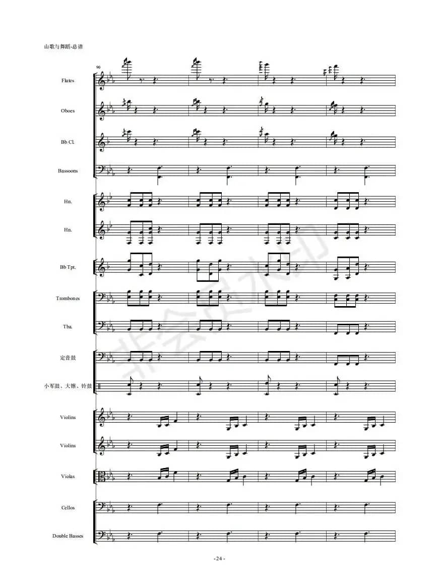 河南民歌组曲（第三乐章）