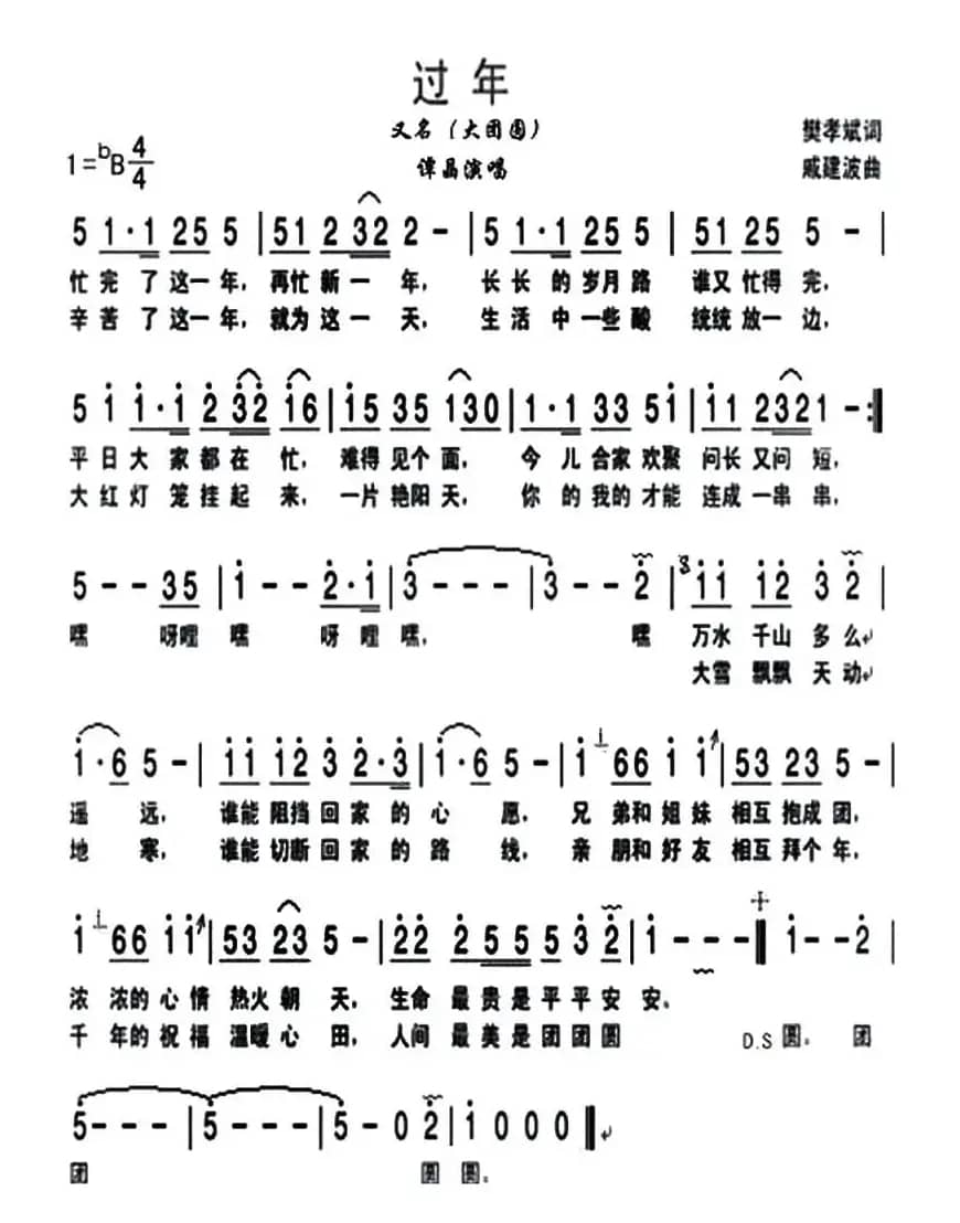 过年（又名：大团圆）