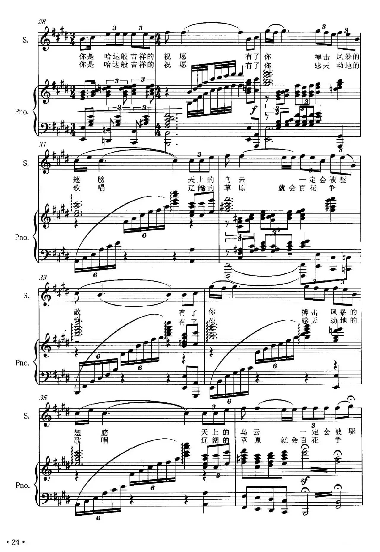 雪白的天鹅（正谱）