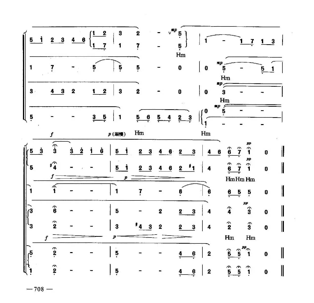 梦幻曲（合唱）