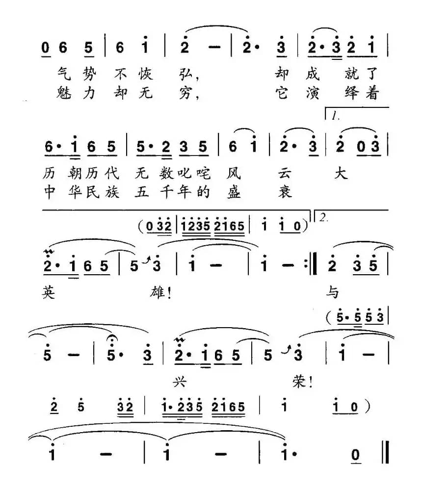 北京胡同（程安国词 胡绍正曲）
