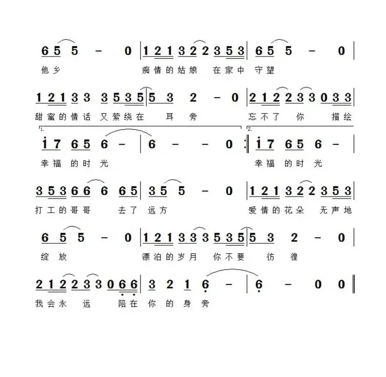 打工的哥哥（童童词 肖矿曲）