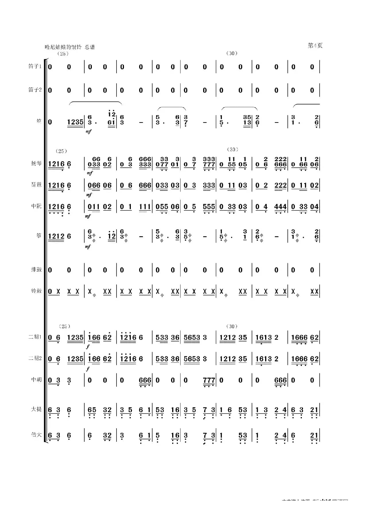 《哈尼姑娘的银铃》