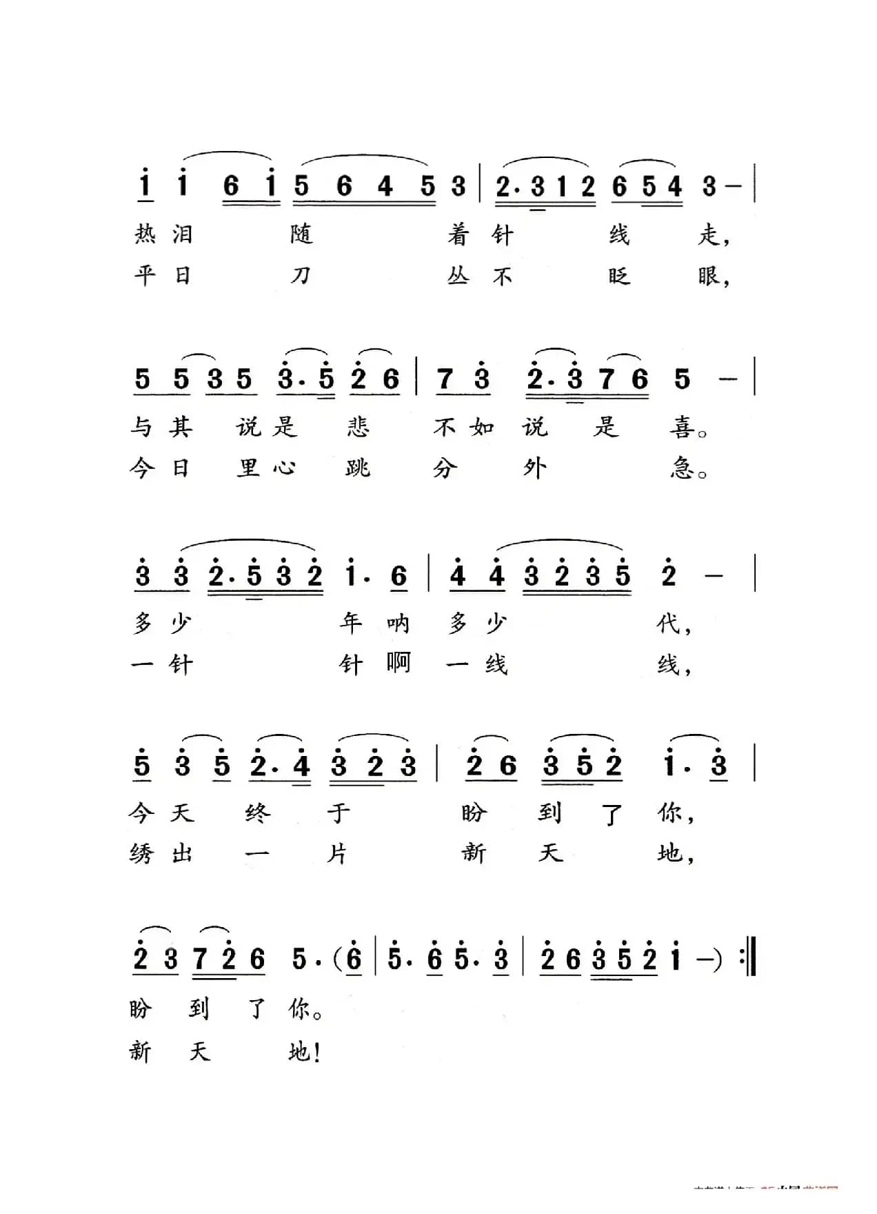 绣红旗（老人适用）