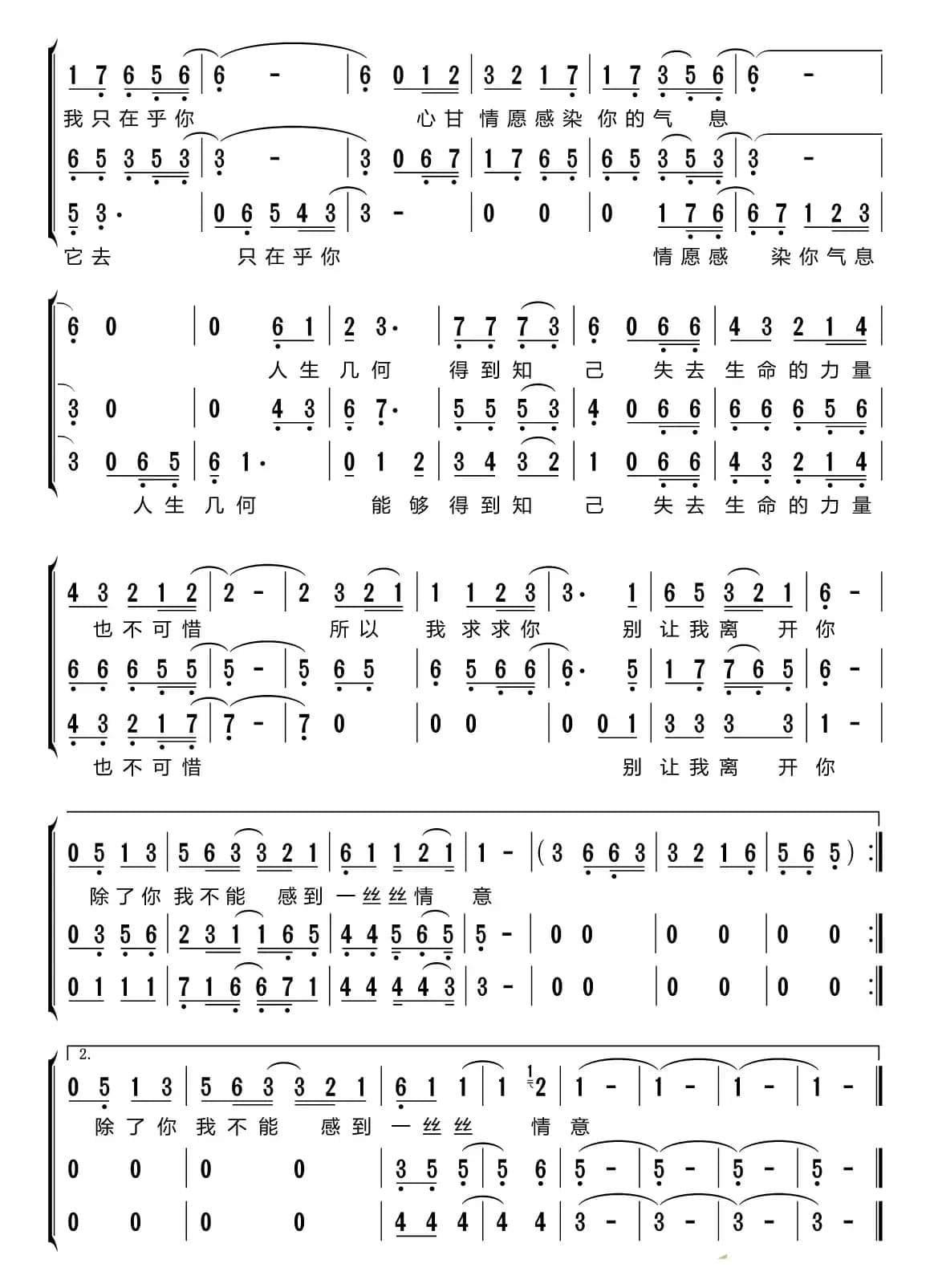 我只在乎你（梦之旅组合）