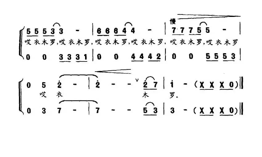 木鼓歌（陈锡文词 何惠治曲）