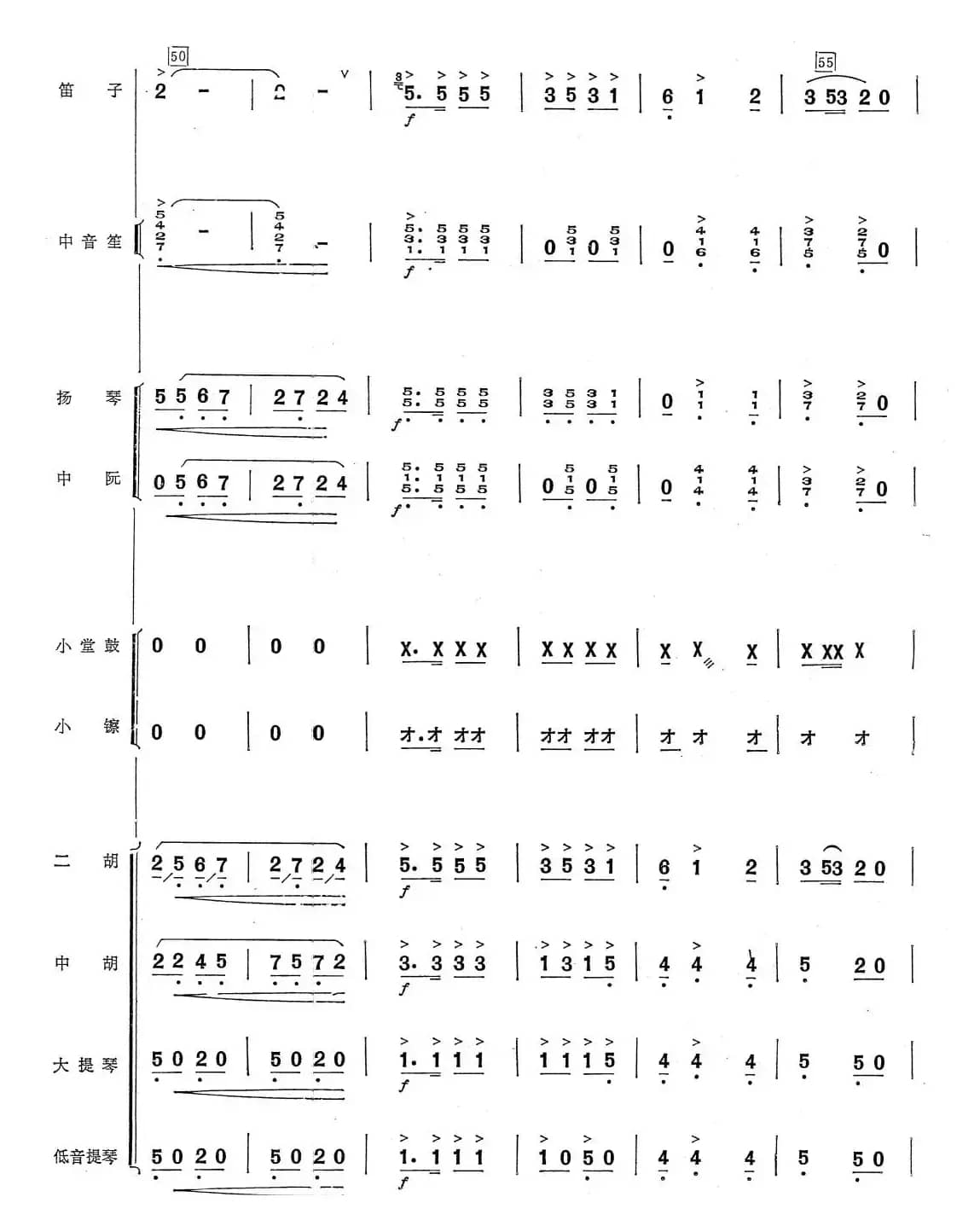 春到湘江（总谱）