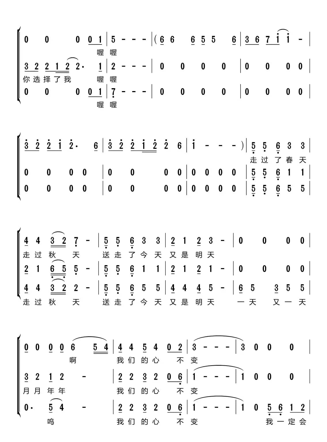选择（梦之旅组合）