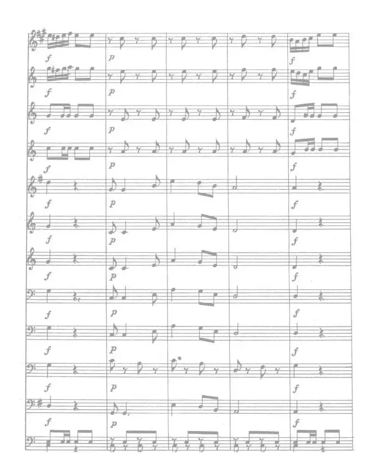 人民解放军进行曲(总谱)