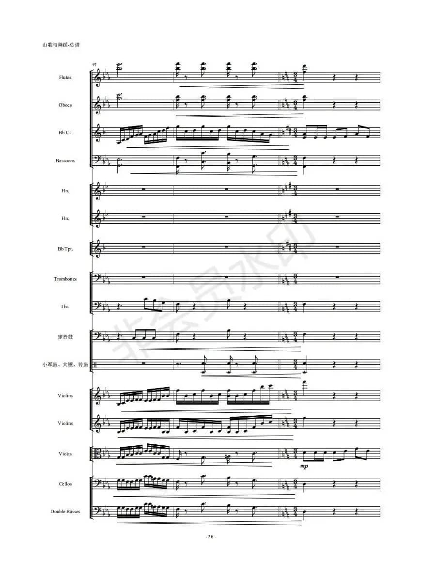 河南民歌组曲（第三乐章）