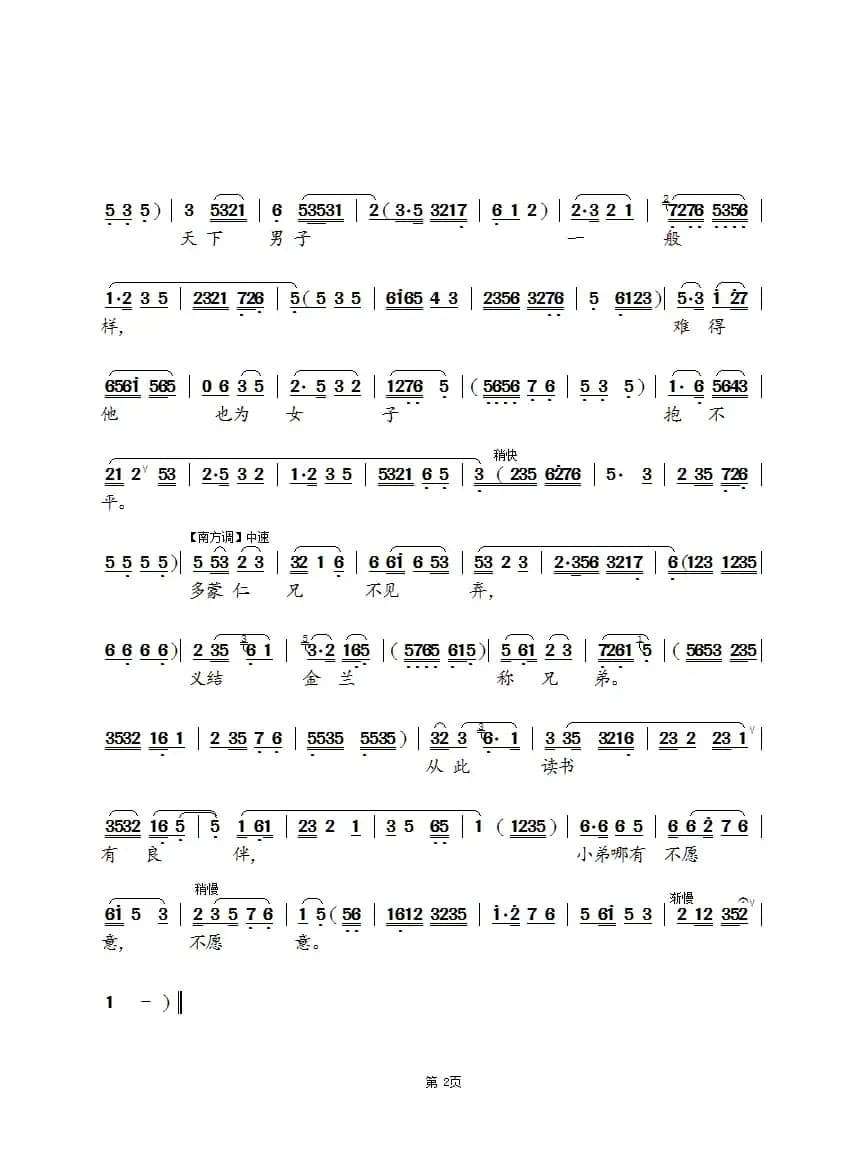 我家有个小九妹（锡剧《梁祝》选段）