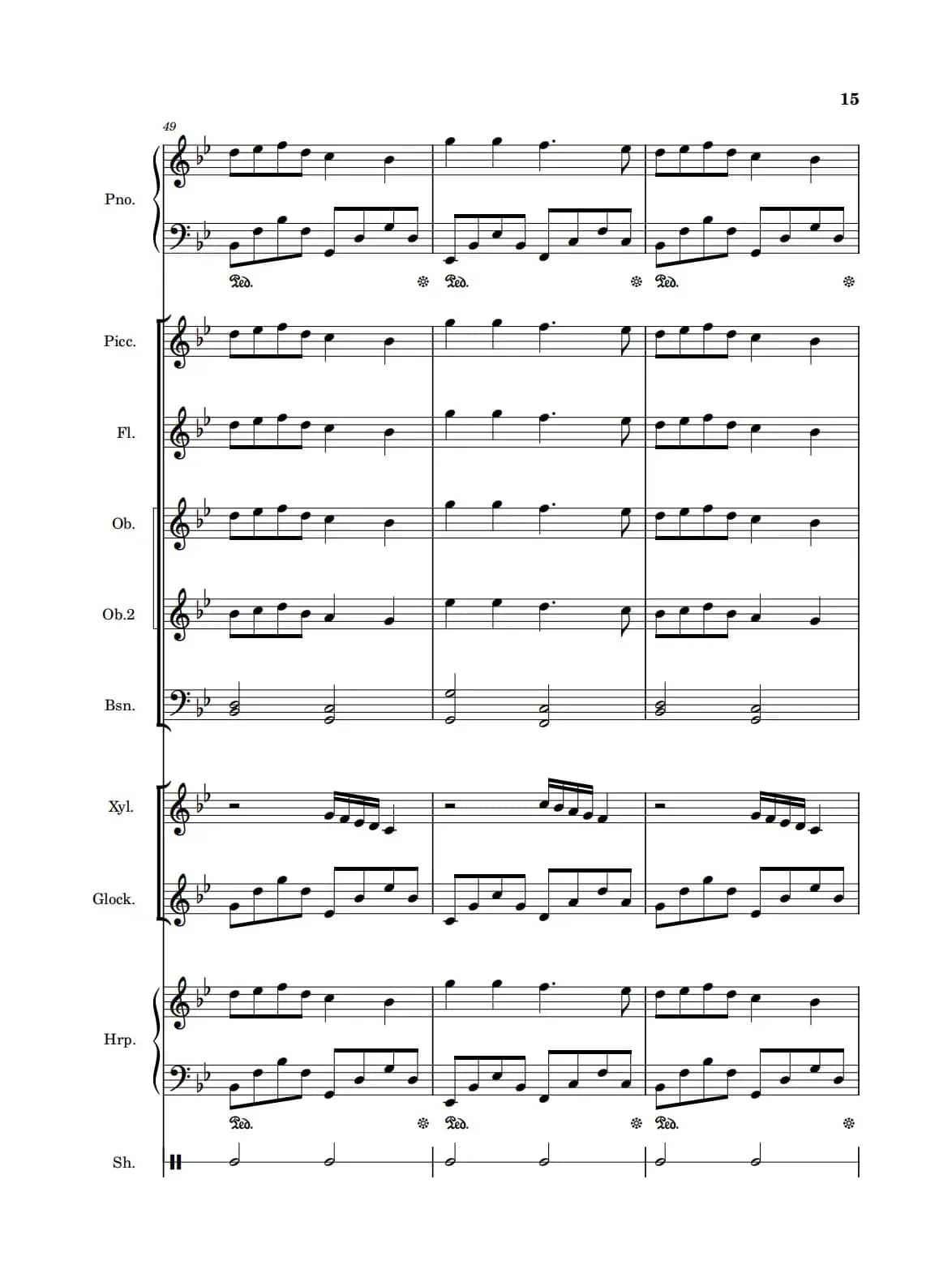 雪之梦（管弦乐版）