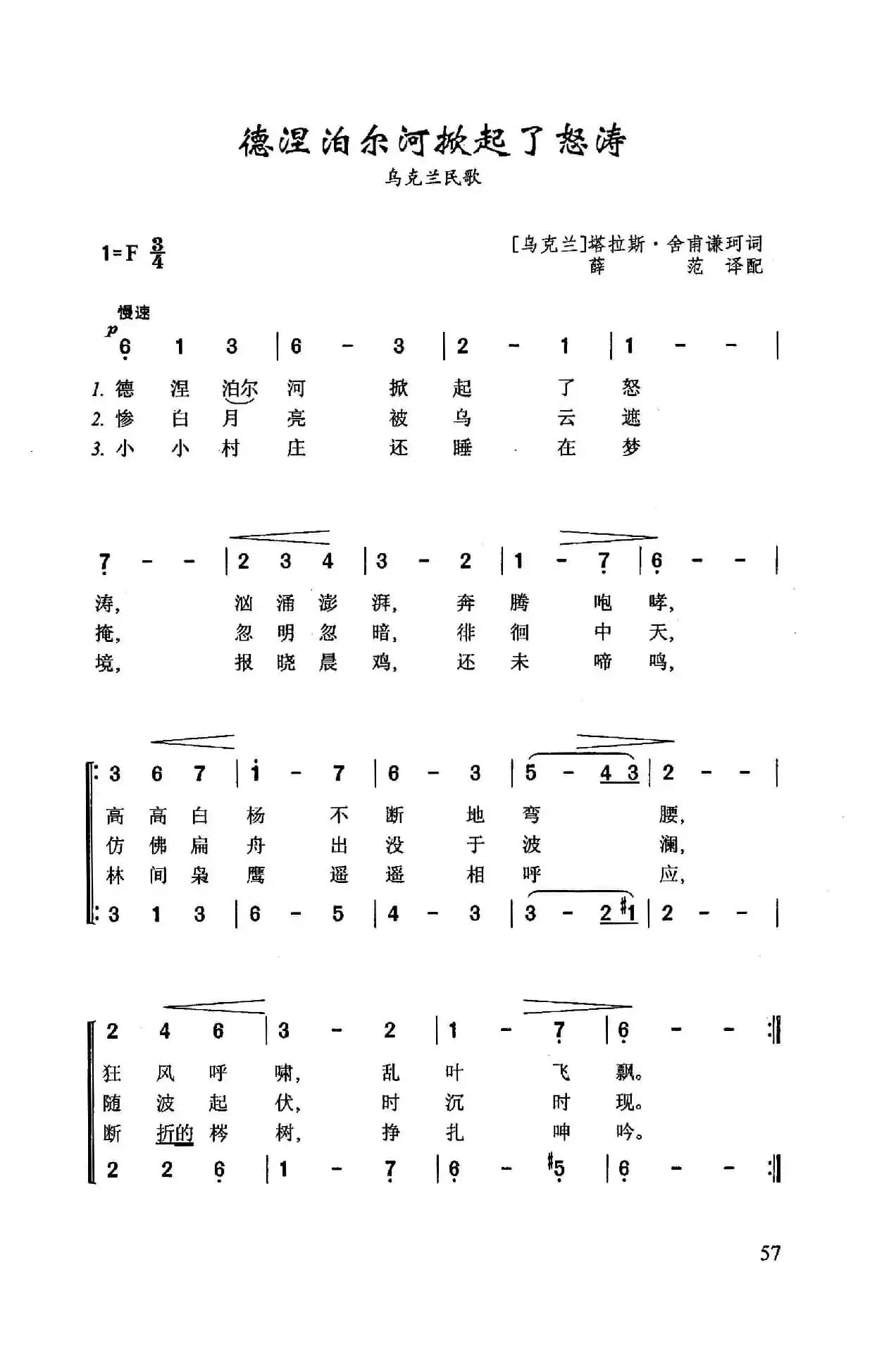 德涅泊尔河掀起怒涛
