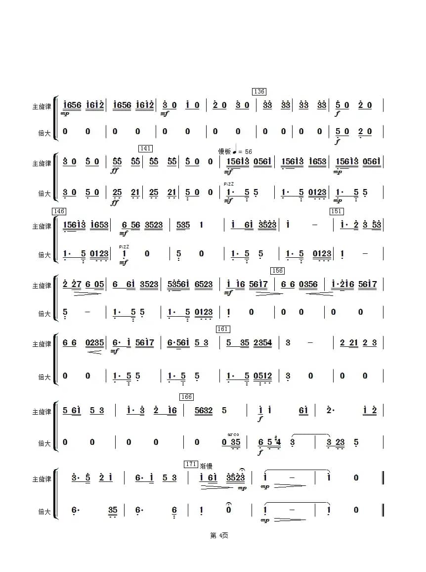 太湖美（倍大分谱）