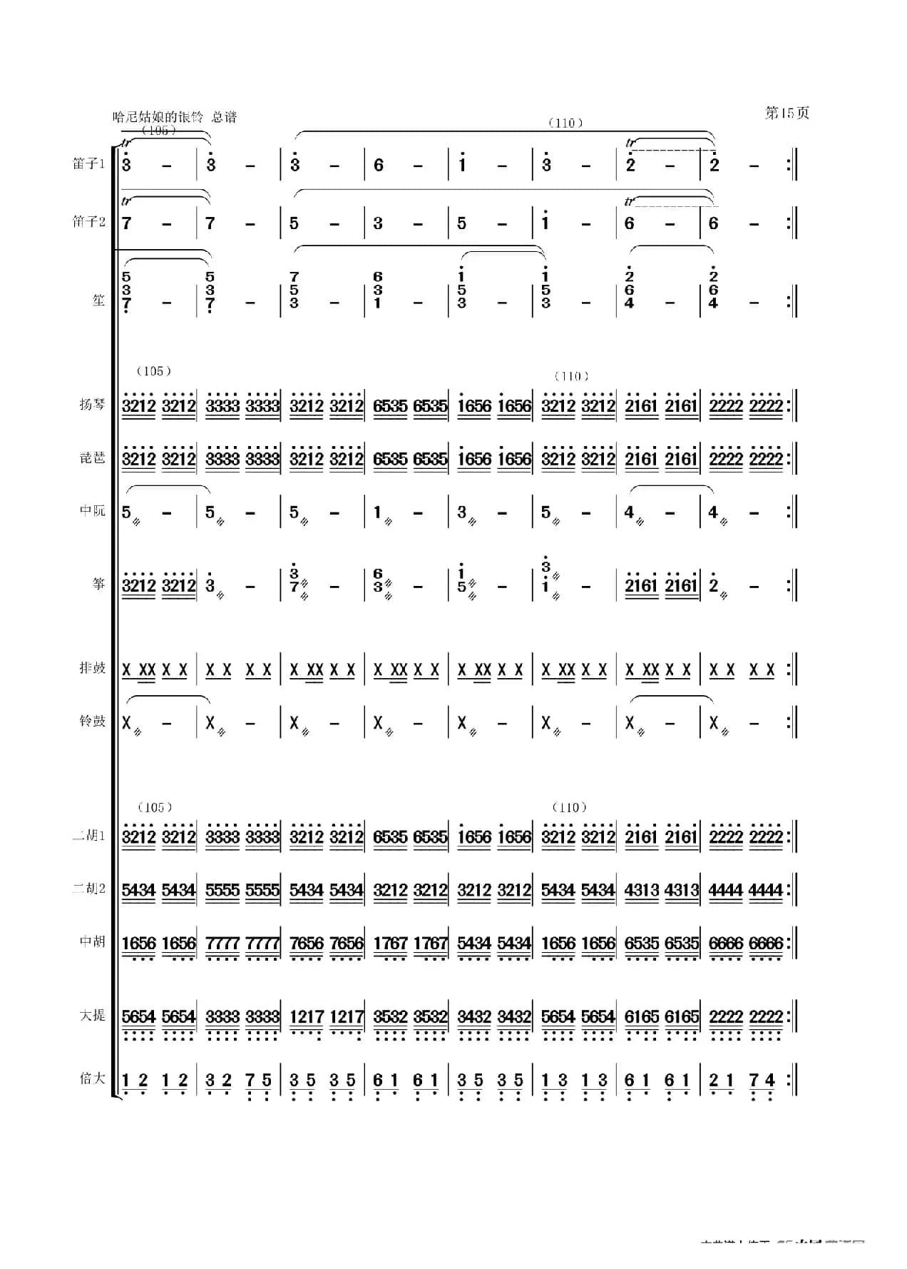 《哈尼姑娘的银铃》