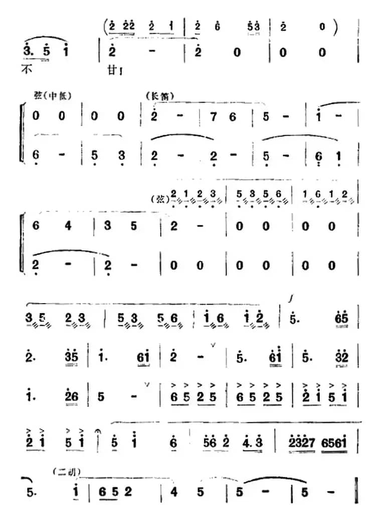 歌剧《洪湖赤卫队》全剧第一场 第二曲