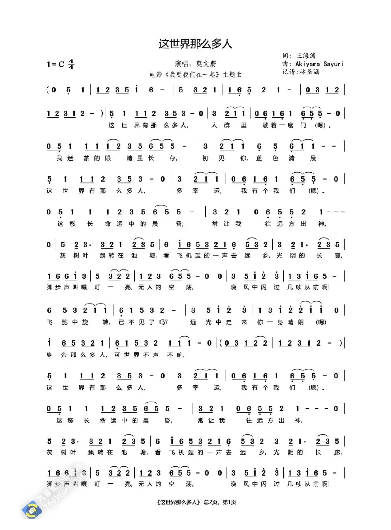 这世界那么多人（莫文蔚）