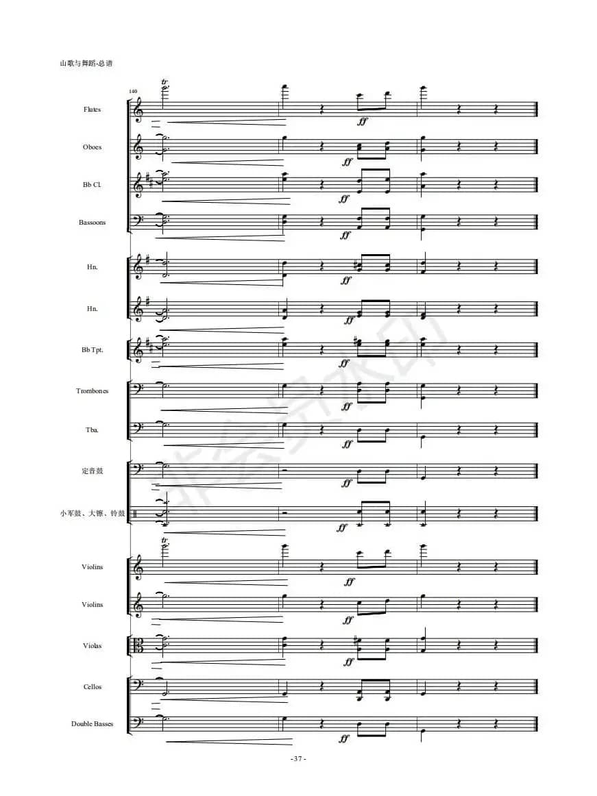 河南民歌组曲（第三乐章）