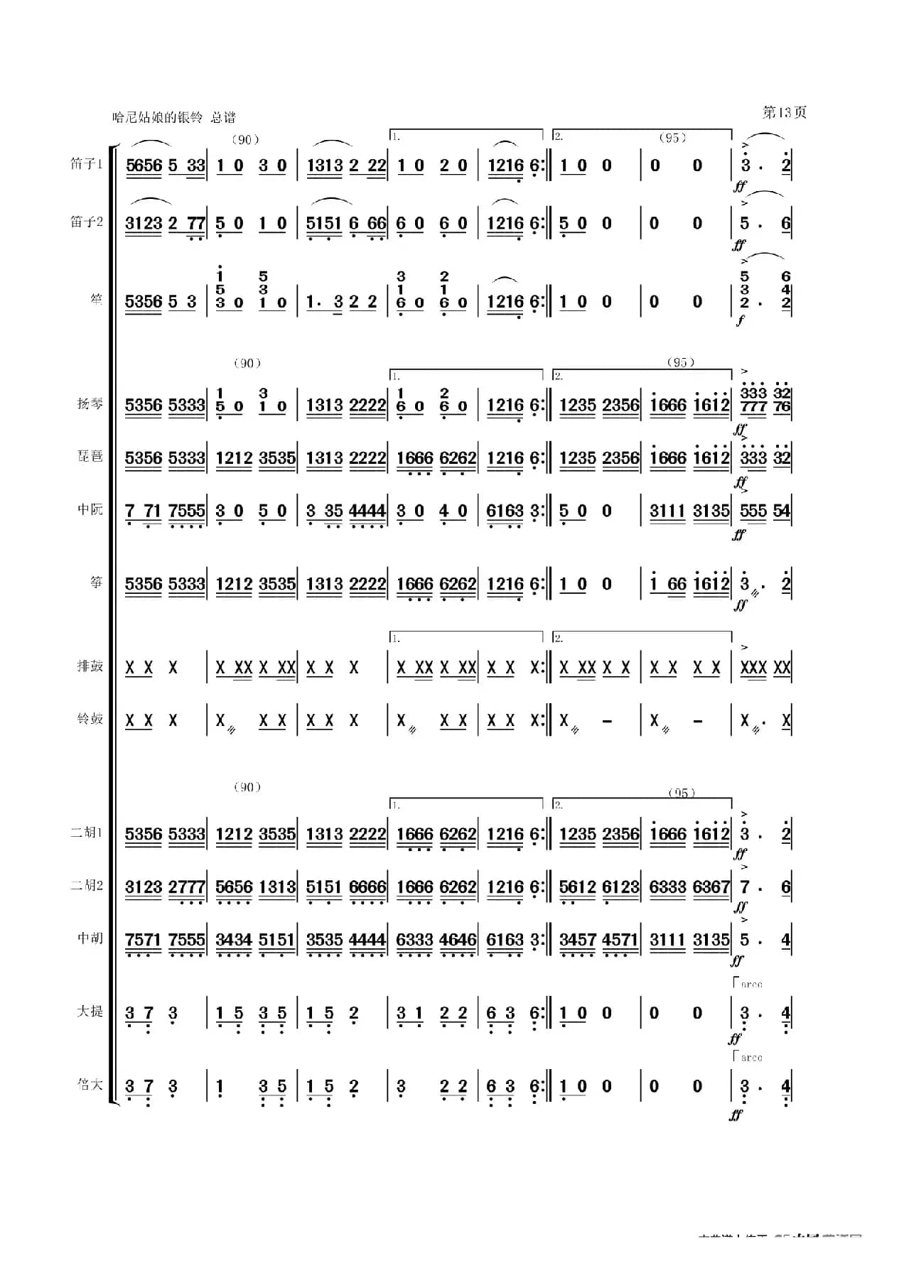 《哈尼姑娘的银铃》