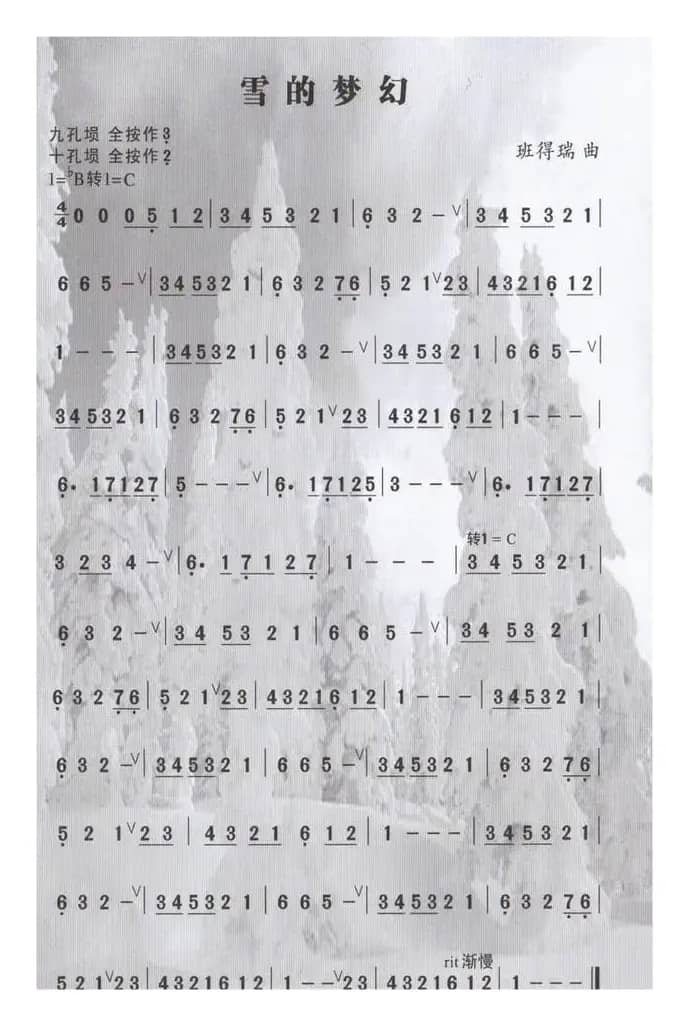 雪的梦幻（雪之梦）