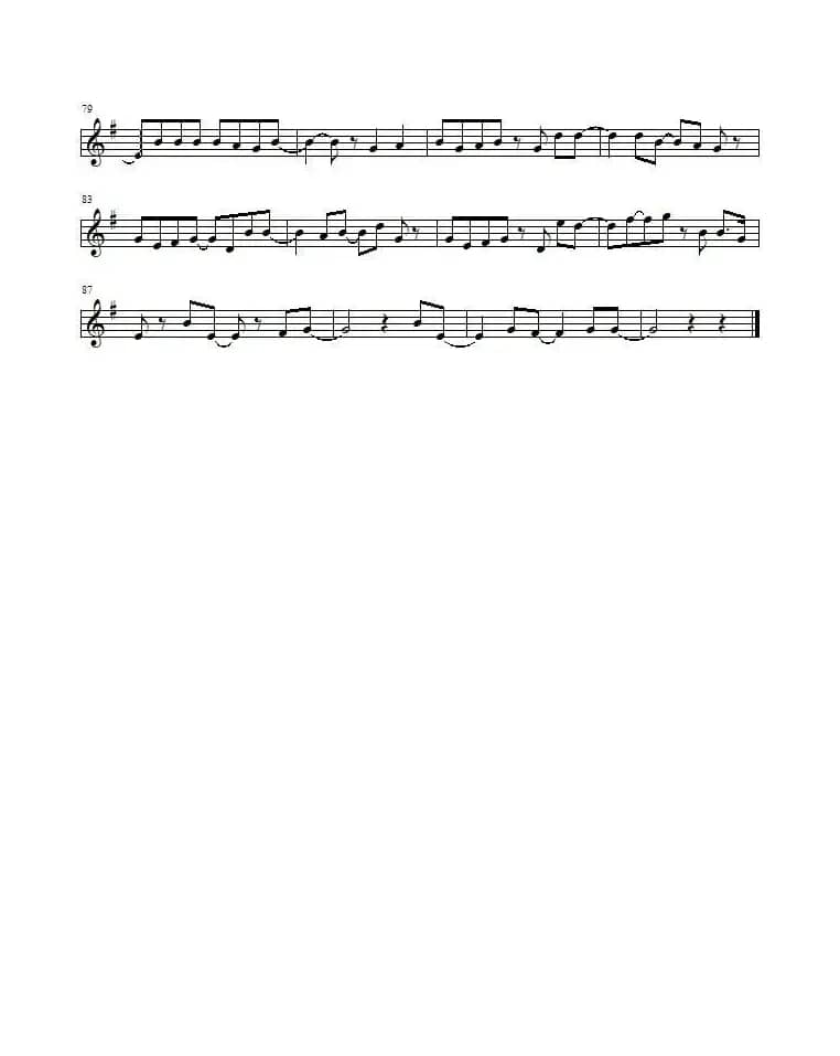 体面（提琴谱）