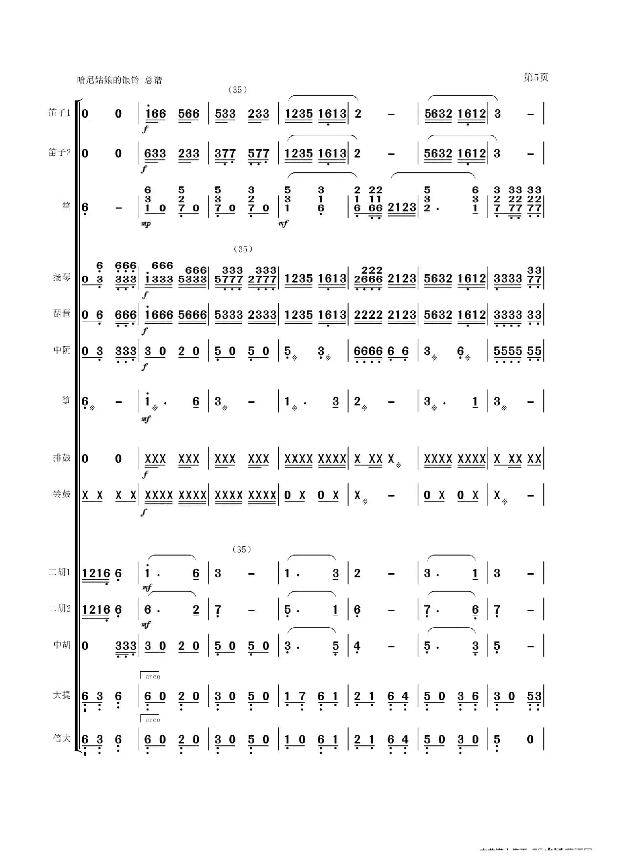 《哈尼姑娘的银铃》