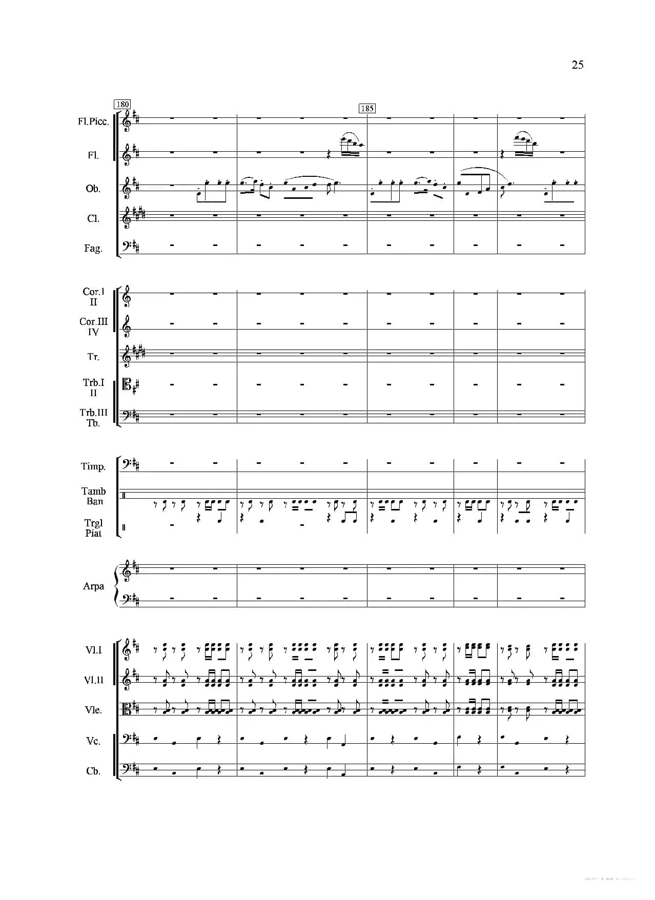 山歌妹传奇（第二乐章）（交响组曲总谱）