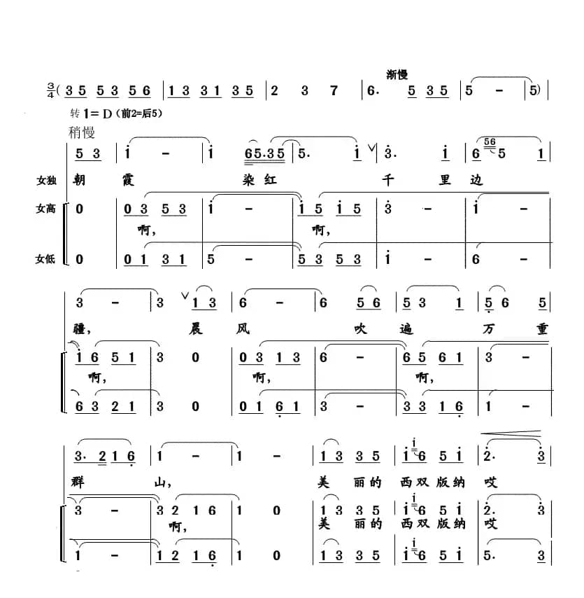 站在边疆望北京（记录片《捕象记》插曲）