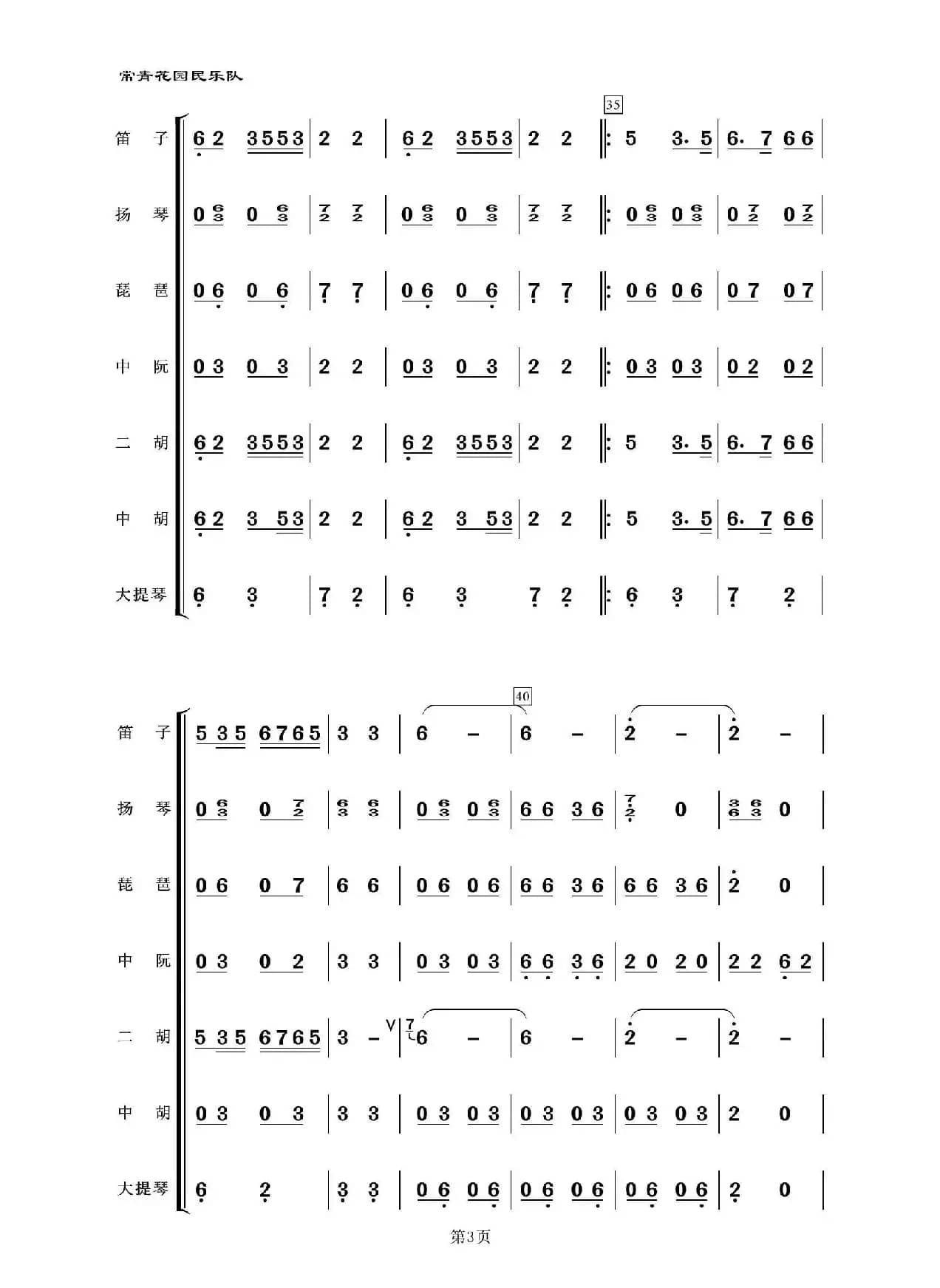 花儿与少年（民乐合奏）