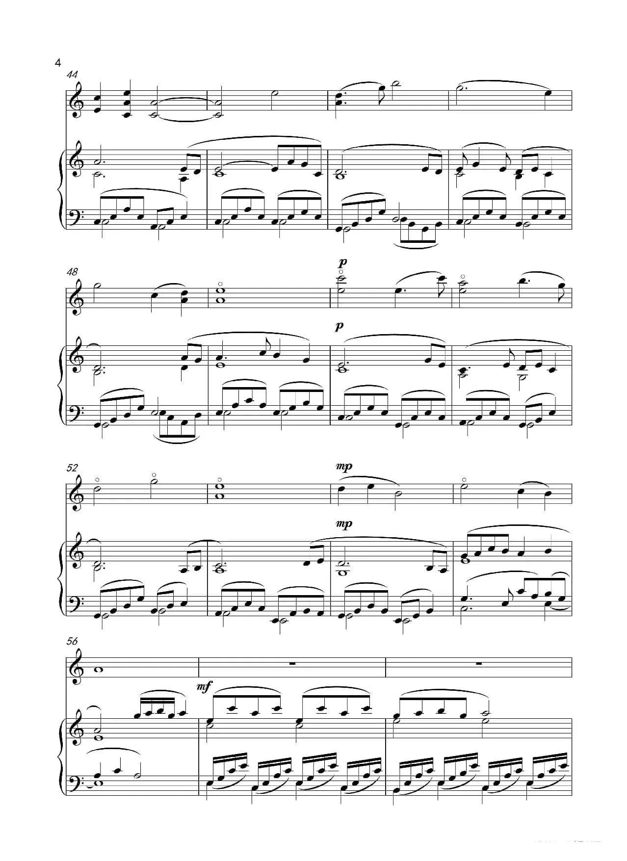 品（小提琴与钢琴）