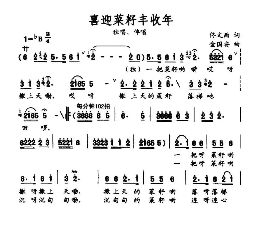 喜迎菜籽丰收年