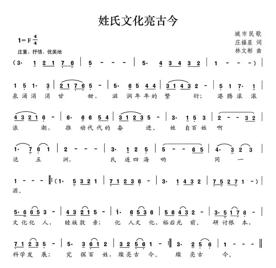 姓氏文化亮古今