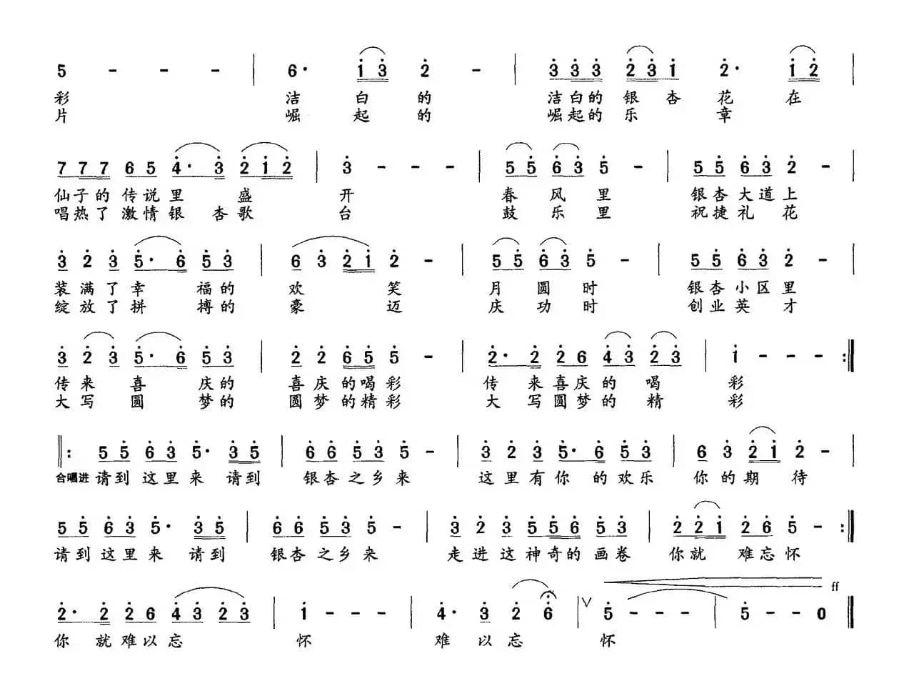 请到银杏之乡来