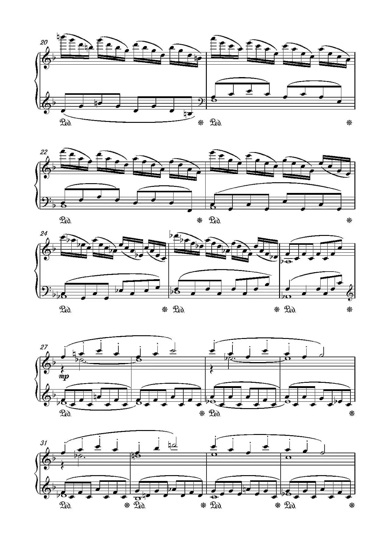 第14钢琴奏鸣曲  Piano Sonata NO.14‘Sonatine’（小奏鸣曲）