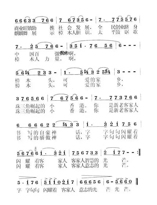 可爱的家乡 崛起的小香港(张一兰词 魏晓东曲)