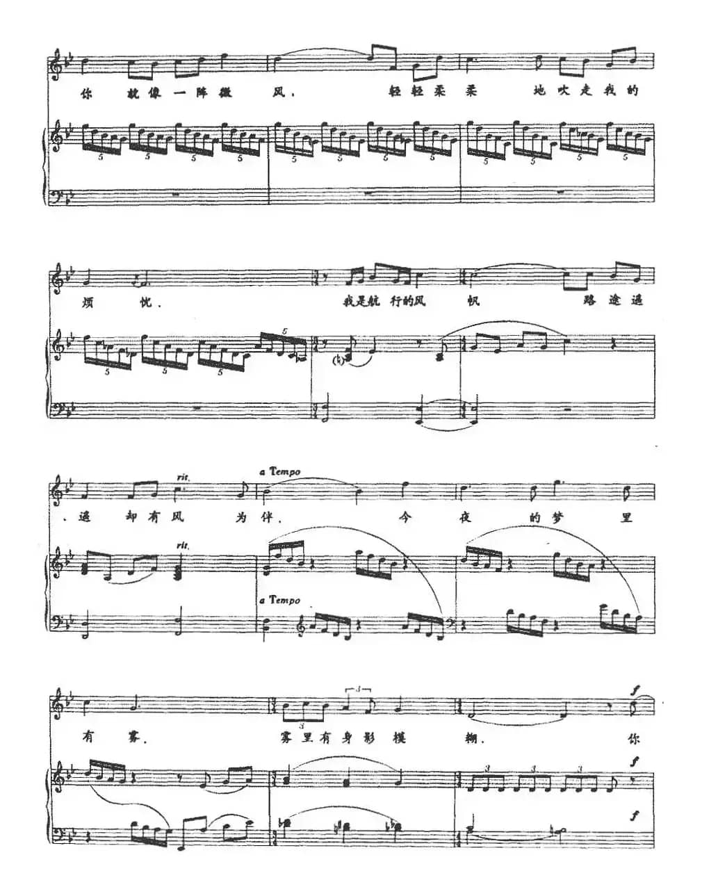 今夜梦里有雾（正谱）