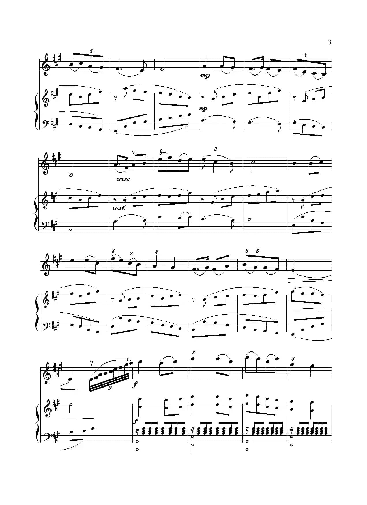 回归抒怀（小提琴独奏+钢琴伴奏）