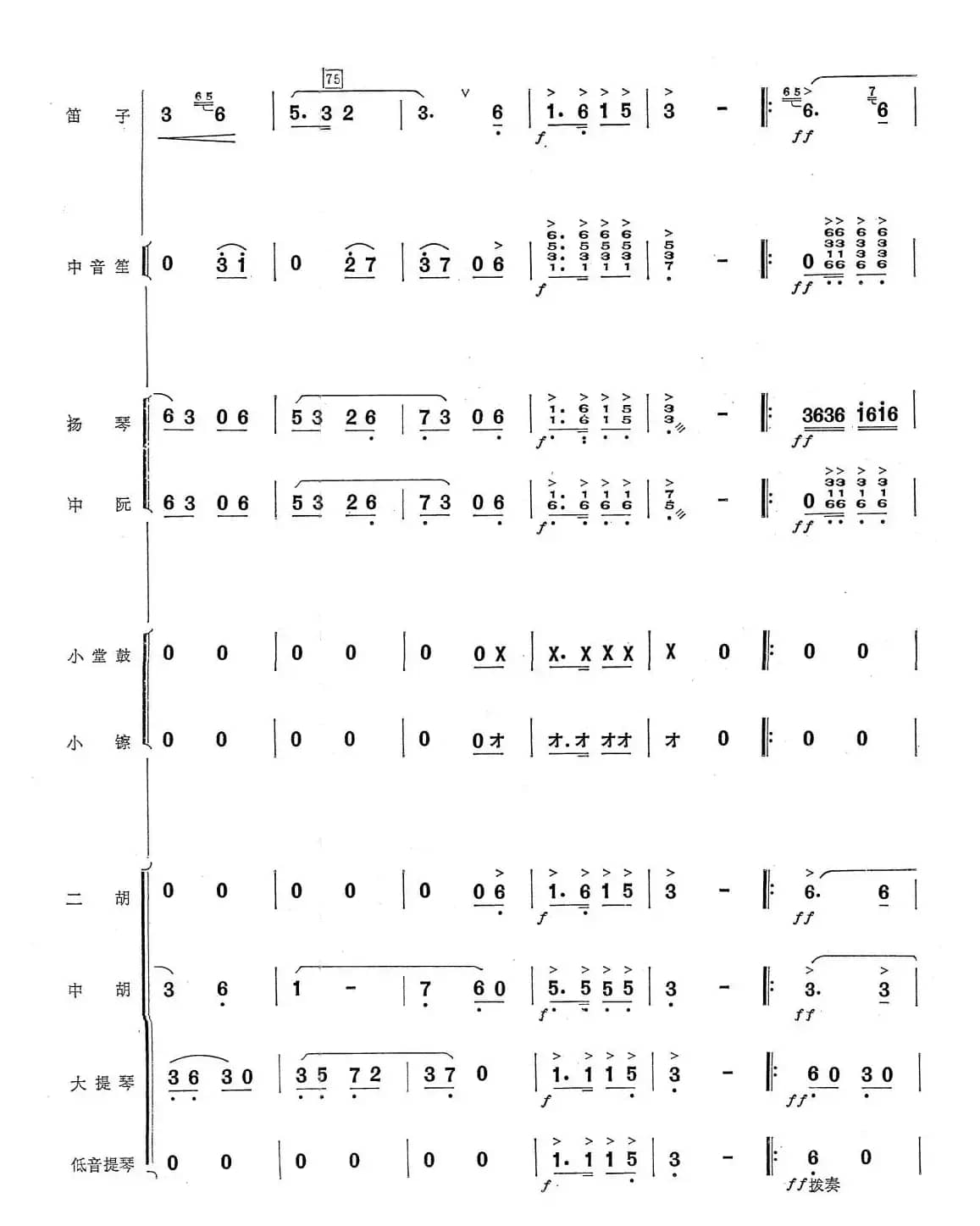 春到湘江（总谱）