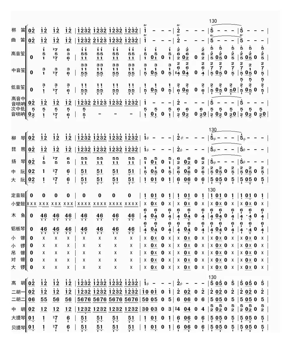 欢乐中国节（总谱）